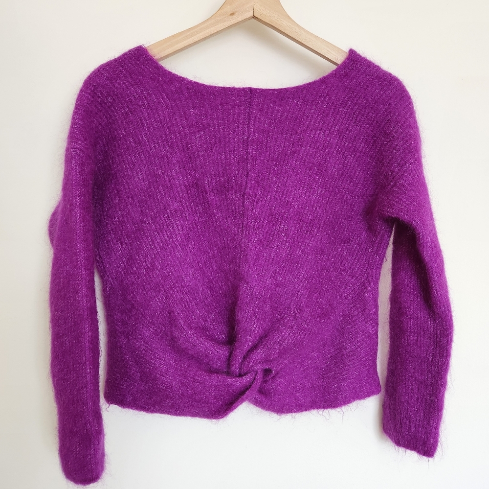 Sezane purple jumper